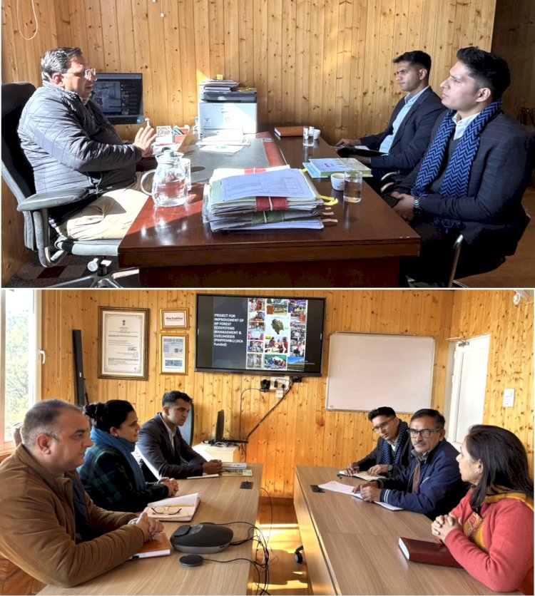 प्रोबेशन आईएफएस अफसरों ने लिया जाइका परियोजना का ज्ञान