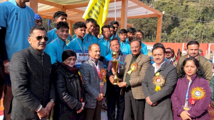 नाहन : उद्योग मंत्री ने राष्ट्रीय अंडर-14 वॉलीबॉल चैंपियनशिप के समापन समारोह की अध्यक्षता की