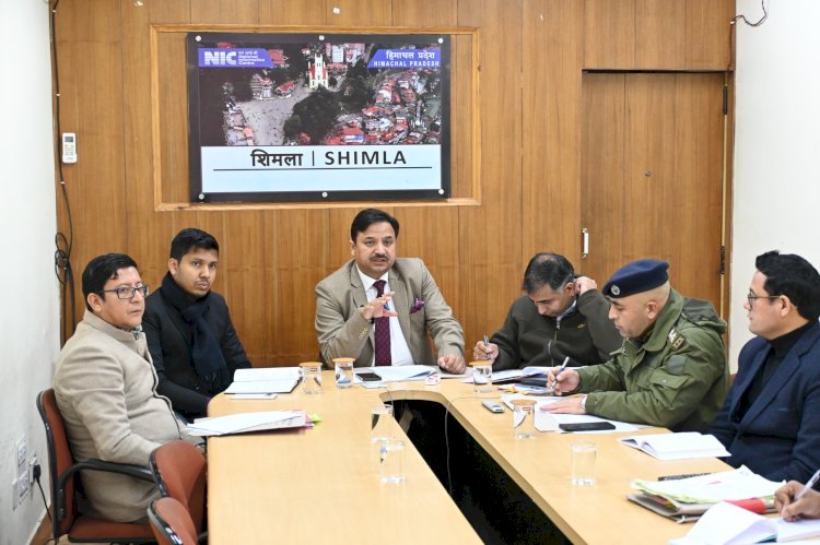 जिला स्तरीय एन-कोर्ड (NCORD) समिति की बैठक आयोजित