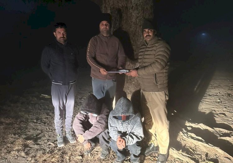 नाहन:आम के पेड़ के नीचे से 2. 47 ग्राम हैरोईन बरामद, पांवटा में 2 आरोपियों के खिलाफ एफआईआर..