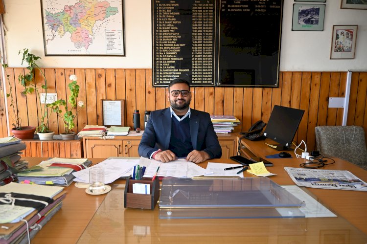 सचिन शर्मा ने संभाला अतिरिक्त उपायुक्त शिमला का कार्यभार
