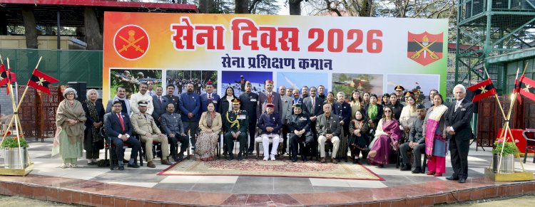 आरट्रैक शिमला में मनाया गया 78वां सेना दिवस, राज्यपाल ने भारतीय सेना के सर्वाेच्च बलिदान, साहस और अटूट संकल्प की सराहना की
