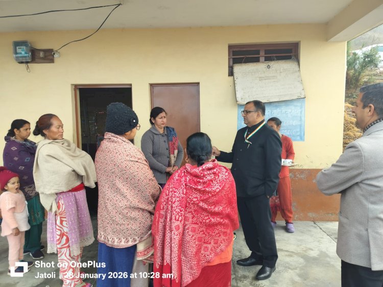 राष्ट्रीय मानवाधिकार आयोग के विशेष मॉनिटर से जांची सुविधाएं जताया संतोष