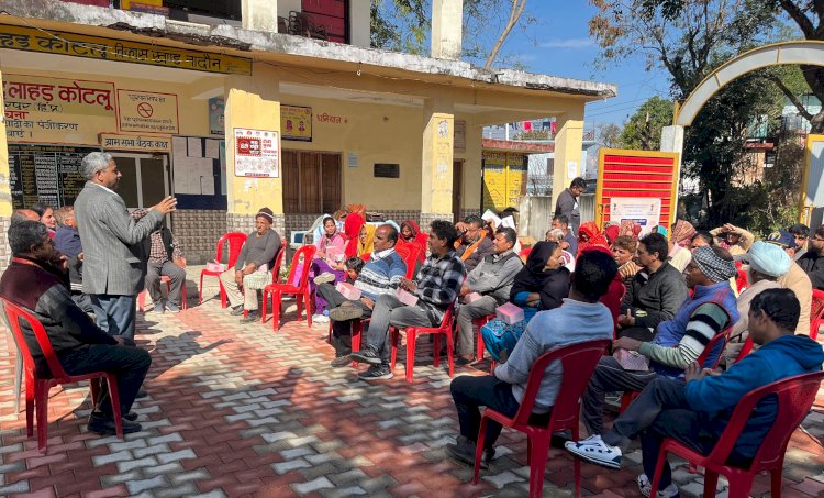 लाहड़ कोटलू और बघेरटू में बताई जन सुरक्षा योजनाएं