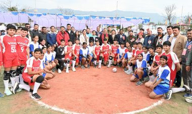 69वीं राष्ट्रीय स्कूल गेम्स की अंडर-19 छात्रा हैंडबॉल प्रतियोगिता का हुआ भव्य आगाज , देश भर से 30 टीमें ले रही हैं भाग….