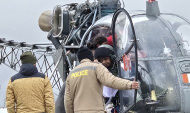 डोडरा क्वार से मरीज किया एअर लिफट, पीजीआई में करवाया एडमिट