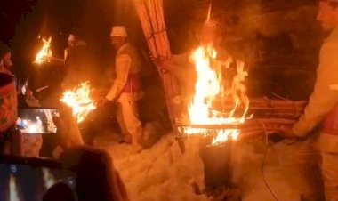 पांगी में कड़ाके की ठंड के बीच ऐतिहासिक खौउल उत्सव का आगाज.....