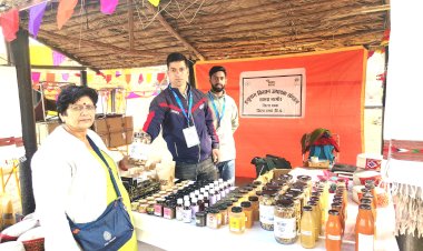 सूरजकुंड इंटरनेशनल क्राफ्ट"  मेले 2026 में  पहाड़ी उत्पादों की धूम