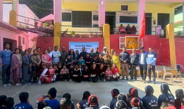 नाहन: जमा दो स्कूल धौन में क्लस्टर मीट का आयोजन,100 छात्रों ने हिस्सा लिया..