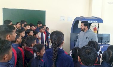 कानसर स्कूल के विद्यार्थियों ने किया राजकीय बहुतकनीकी संस्थान का शैक्षिक भ्रमण 