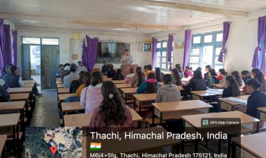 वित्तीय साक्षरता सप्ताह के अंतर्गत राजकीय महाविद्यालय थाची में वित्तीय साक्षरता शिविर आयोजित