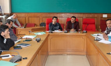 ज़िला जल एवं स्वच्छता मिशन की बैठक आयोजित