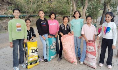 नाहन: पेंथर्स क्लब के नन्हे सदस्यों ने ऐतिहासिक विला राउन्ड में सफाई की..