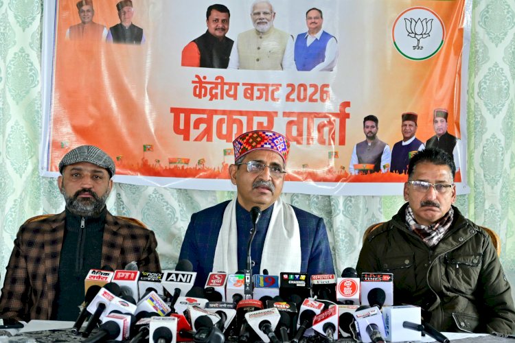 केंद्रीय बजट 2026 विकसित व आत्मनिर्भर भारत की ओर निर्णायक कदम : रणधीर शर्मा