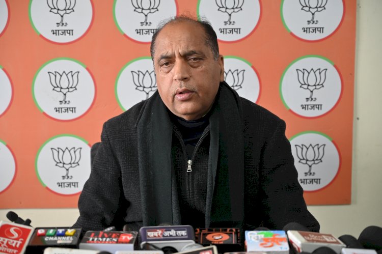 हिमाचल में रेलवे विस्तारीकरण के लिए केंद्र के भरपूर सहयोग के बाद अड़ंगे लगा रही है सुक्खू सरकार : जयराम ठाकुर