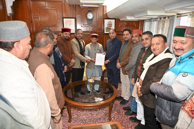 भाजपा विधायक दल ने राज्यपाल को सौंपा ज्ञापन, विधायक क्षेत्र विकास निधि और ऐच्छिक निधि रोकने पर जताया कड़ा विरोध