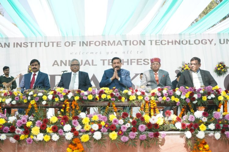 उपमुख्यमंत्री ने आईआईआईटी ऊना के वार्षिक टेक्निकल फेस्टिवल ‘मेराकी-2026’ का किया शुभारंभ