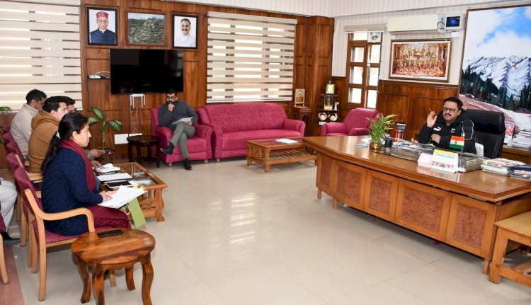 कला केन्द्र कोठों के रखरखाव एवं उचित संचालन के लिए आयोजित बैठक आयोजित