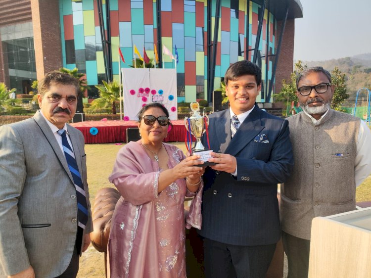 अरिहंत इंटरनेशनल विद्यालय नाहन में एलन द्वारा विद्यार्थियों को किया गया सम्मानित