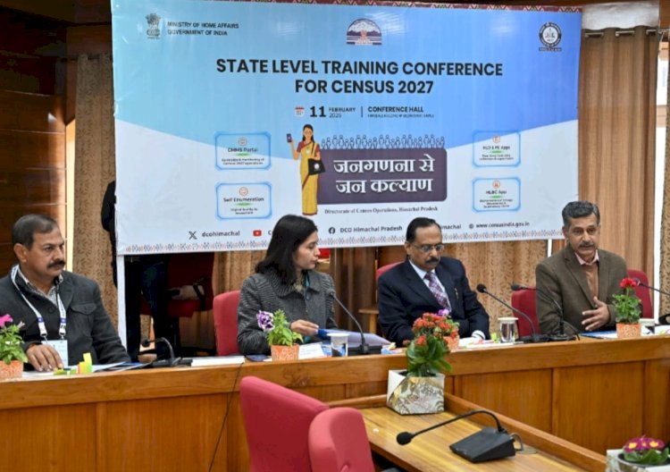 जनगणना की तैयारियों के लिए शिमला में राज्य स्तरीय सम्मेलन का आयोजन