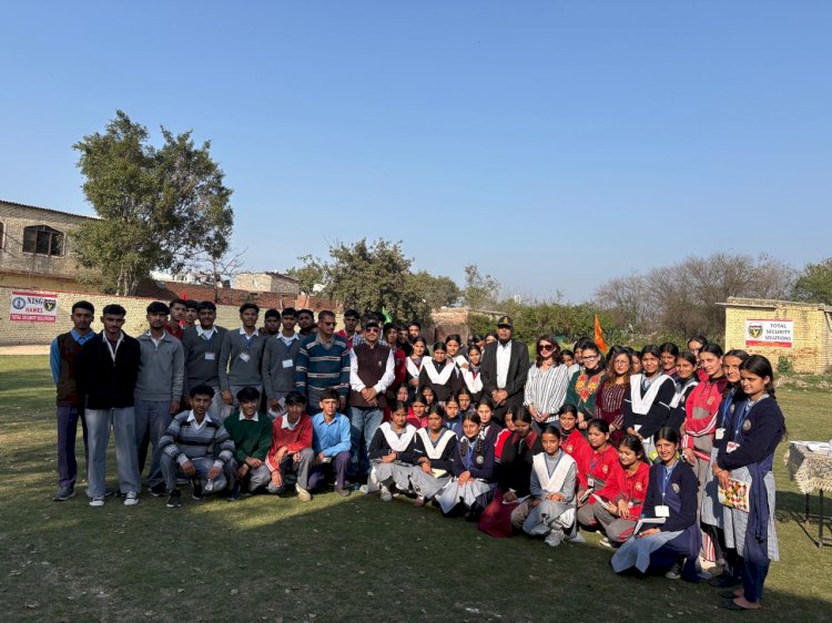 नाहन: 12वीं कक्षा के सेक्युरिटी  विषय के छात्रों ने जीरकपुर में जॉब ट्रेनिंग कार्यक्रम में भाग लिया...