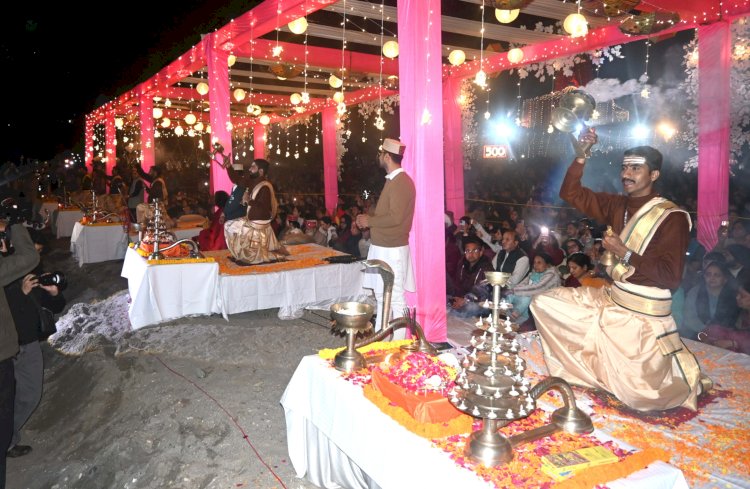 मंडी की पहचान बनेगी ब्यास महाआरती :  मुकेश अग्निहोत्री