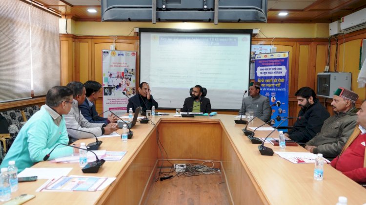 उपायुक्त किन्नौर की अध्यक्षता में क्षय रोग उन्मूलन पर बैठक आयोजित