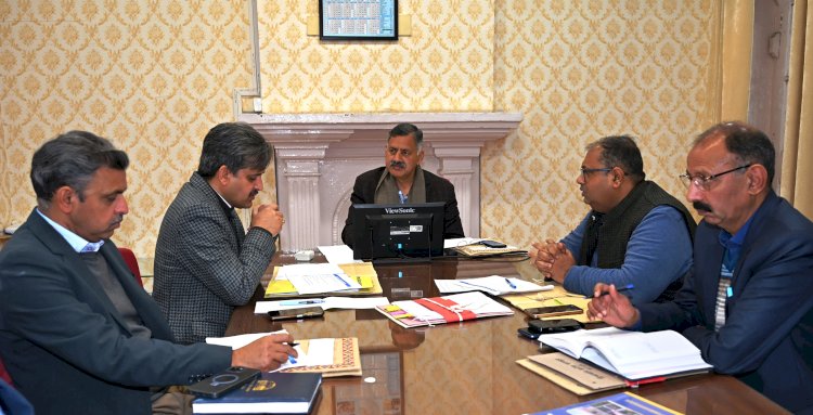राजेश धर्माणी ने तकनीकी शिक्षा विभाग की समीक्षा बैठक की अध्यक्षता की