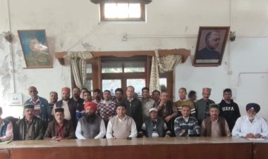 किसान परिवारों को 5 बीघा  भूमि कि माँग के साथ   हिमाचल किसान सभा जिला सिरमौर का 11वां जिला सम्मेलन सम्पन्न