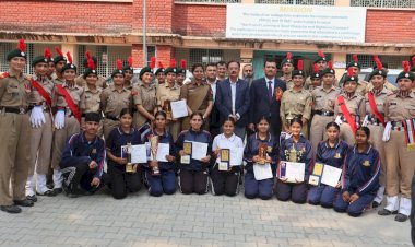 नाहन : विद्यार्थी जीवन में मेहनत और अनुशासन अति आवश्यक- हर्षवर्धन चौहान