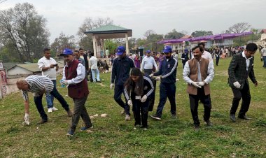 शाहपुर में राज्य स्तरीय स्वच्छता अभियान, विद्यार्थियों के साथ श्रमदान कर दिया स्वच्छता का संदेश