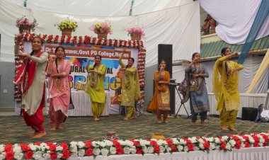 नाहन: पीजी कॉलेज में सांस्कृतिक उत्सव सबरंग का आयोजन..प्रतिभागियों ने बिखरे जलवे..