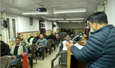 राष्ट्रीय घरेलु आय सर्वेक्षण (2026-2027) के वार्षिक सर्वेक्षण के प्रशिक्षण शिविर का आयोजन