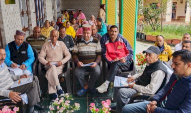 साल में दो बार जरूर करवाएं पशुओं का टीकाकरण, पशुपालन विभाग ने छत्रैल में आयोजित किया जागरुकता शिविर