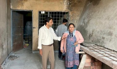 नाहन : रोटरी क्लब की पहल से  नाहन विद्यालय के रसोईघर मरम्मत कार्य शुरू