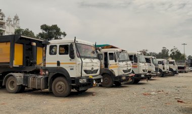 नाहन : पांवटा में ओवर लोडेड़ दौड़ रहे डंपरों पर कसा शिकंजा, 4 डंपर कब्जे में लिए..