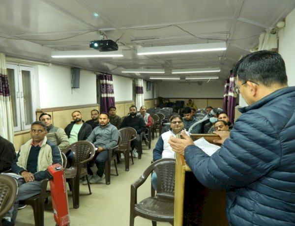 राष्ट्रीय घरेलु आय सर्वेक्षण (2026-2027) के वार्षिक सर्वेक्षण के प्रशिक्षण शिविर का आयोजन