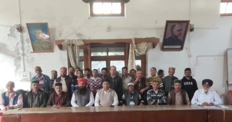 किसान परिवारों को 5 बीघा  भूमि कि माँग के साथ   हिमाचल किसान सभा जिला सिरमौर का 11वां जिला सम्मेलन सम्पन्न