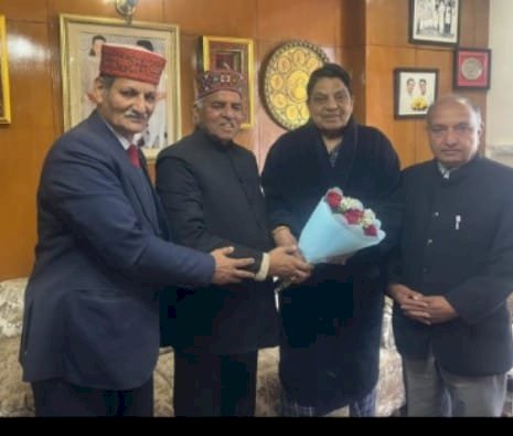 कोली समाज के विशाल राष्ट्रीय सम्मेलन को लेकर बढ़ी हलचल, वीरेंद्र कश्यप ने मंत्री धनी राम शांडिल से की मुलाकात।