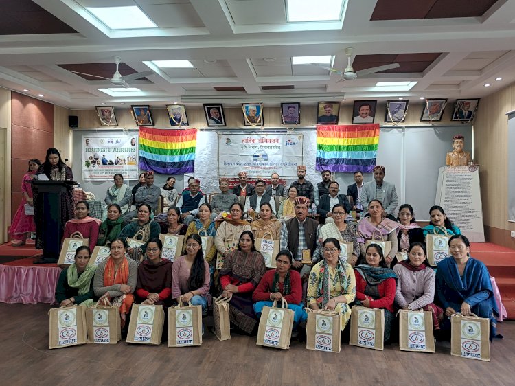 भुट्टिको में हैंडलूम एवं हैंडीक्राफ्ट प्रशिक्षण का समापन,   21 प्रशिक्षुओं को मिली टूलकिट