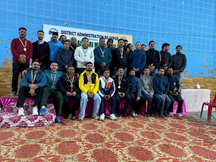 राज्य स्तरीय नलवाडी मेला 2026 में बैडमिंटन टूर्नामेंट का हुआ शानदार आयोजन