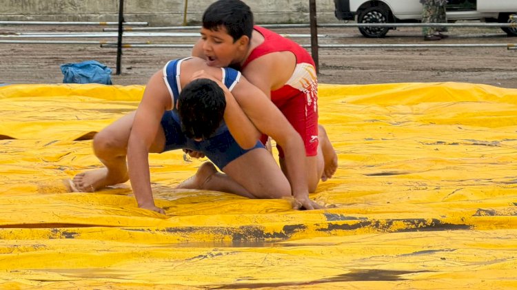 राज्य स्तरीय नलवाड़ी मेला-2026 में कुश्ती प्रतियोगिता का हुआ आगाज