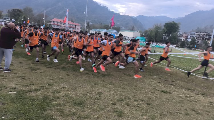 अग्निवीर भर्ती रैली में युवाओं का उत्साह, 1.6 किमी दौड़ में 286 अभ्यर्थी सफल