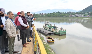 राज्यपाल ने सुंदरनगर में बीबीएमबी ड्रेजर कॉम्प्लेक्स का दौरा किया