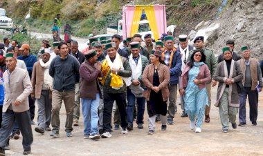 राजस्व मंत्री ने किन्नौर का किया दौरा,  22 लाख रूपये की लागत से निर्मित होने वाले शहीद हवलदार रोहित नेगी स्मारक का शिलान्यास किया