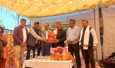 प्राकृतिक खेती को बढ़ावा देने हेतु धिस्ती में किसान मेला आयोजित