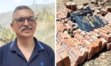 नाहन: शरारती तत्वों ने तोड़ डाली शिलान्यास पट्टिकाएं,विधायक बोले संयम बरतें कार्यकर्ता.....