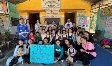 नाहन: माता पद्मावती कॉलेज में मनाया Earth Day, पर्यावरण संरक्षण का दिया सन्देश..