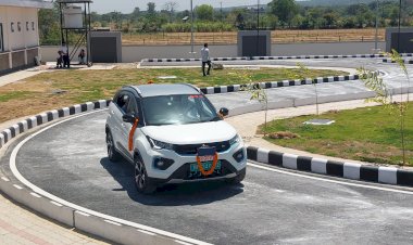 प्रदेश को मिला पहला ऑटोमेटिड ड्राइविंग टेस्ट ट्रैक एवं ट्रैफिक पार्क, उपमुख्यमंत्री ने 9 करोड़ की परियोजना का किया लोकार्पण