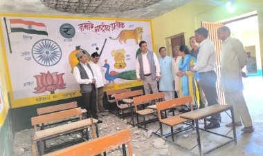 संजय अवस्थी ने राजकीय प्राथमिक पाठशाला कश्यालु का किया निरीक्षण
